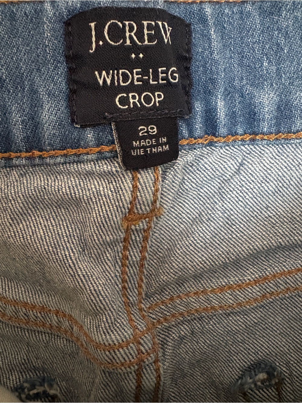 J. Crew Jeans Wide-Leg Flare Crop High-Rise - Picture 3 of 10